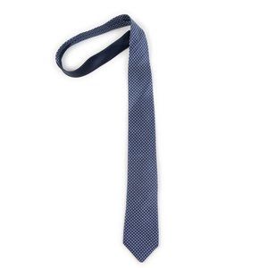 TOMMY HILFIGER navy blue 100% silk neck tie